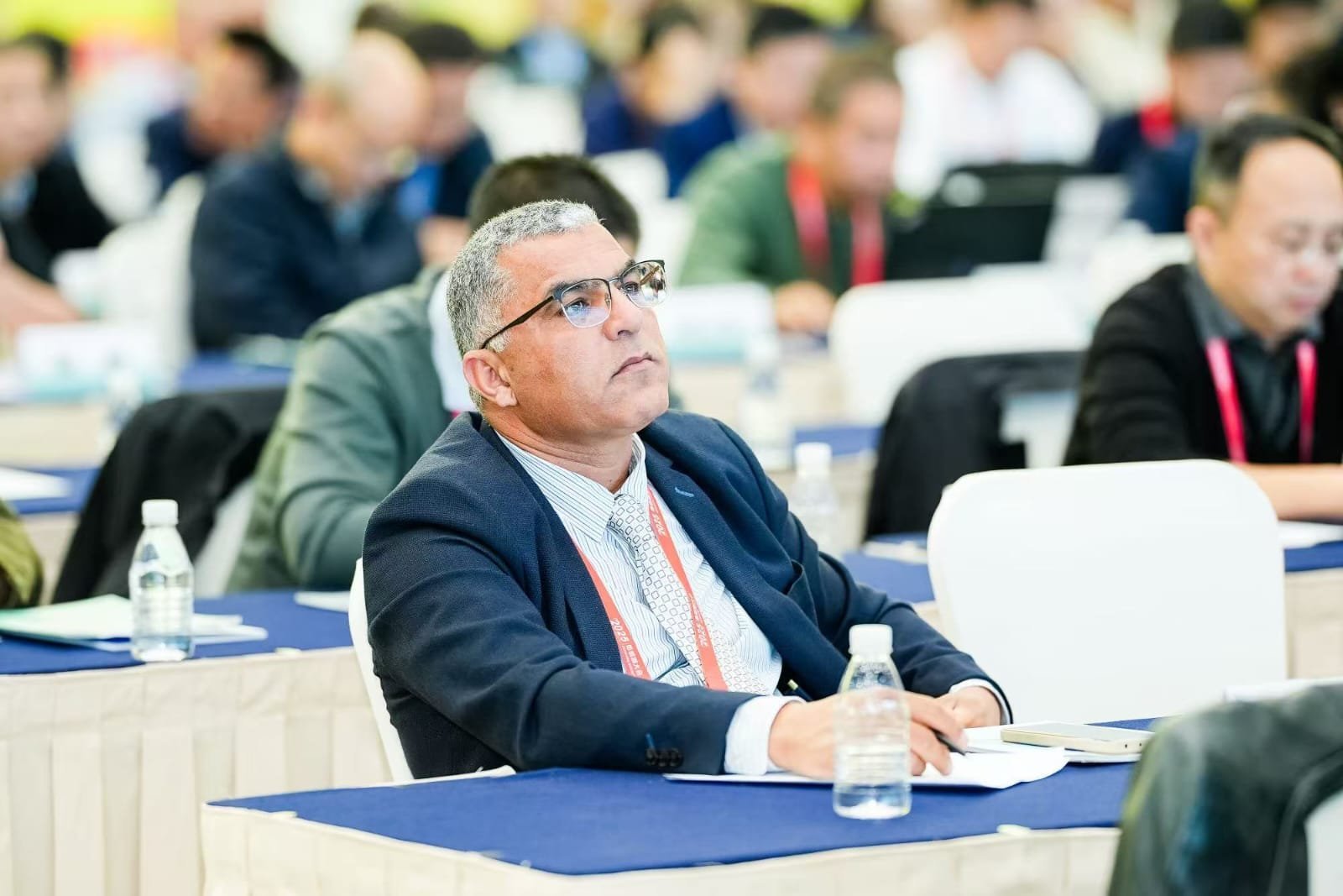 Dr. Hassan Khaladi Etahri at an international forum